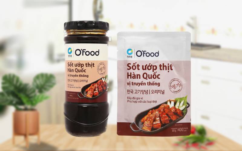 Sốt ướp thịt Hàn Quốc vị truyền thống O'food