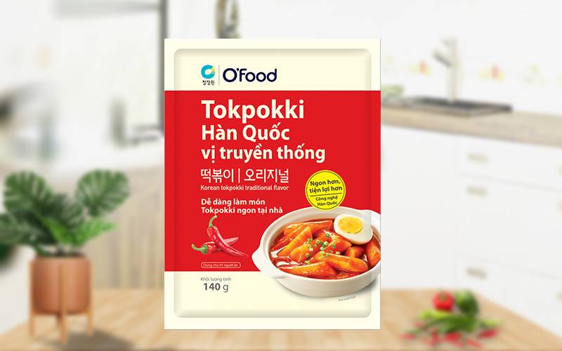 Sốt nấu Tokbokki truyền thống Hàn Quốc O'food