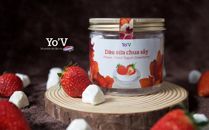 Sữa chua sấy vị dâu Yo’V