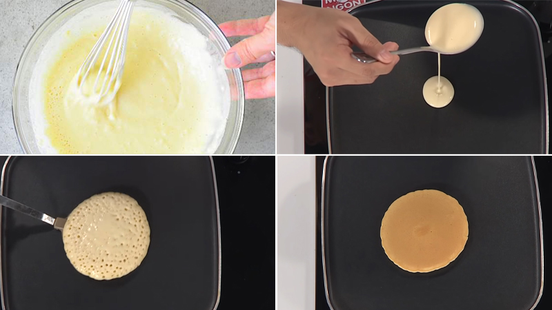 Làm bánh pancake
