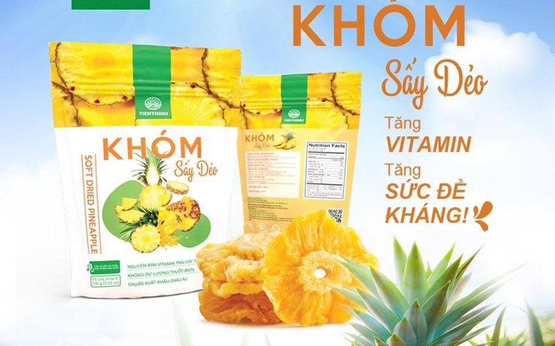 Khóm sấy dẻo Tiến Thịnh