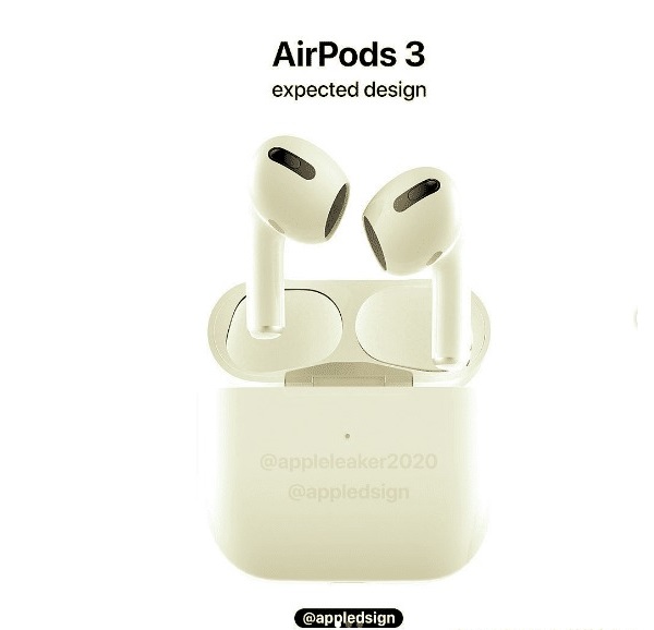 Xuất hiện mẫu thiết kế hết sức ấn tượng của tai nghe không dây AirPods 3, giống nhưng cũng khác so với AirPods Pro