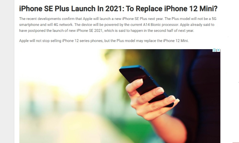 iPhone SE Plus sẽ là chiếc điện thoại thay thế iPhone 12 Mini vào năm sau ?