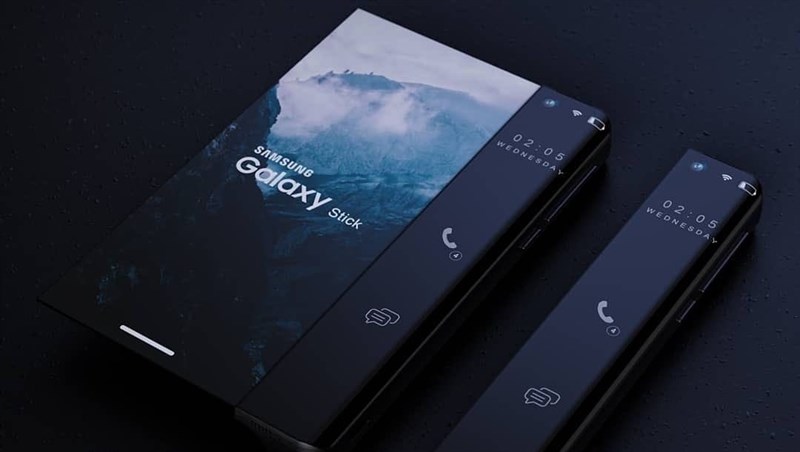 Điện thoại màn hình gập còn chưa phổ biến, nhưng Samsung có thể là hãng đầu tiên ra mắt smartphone với màn hình cuộn
