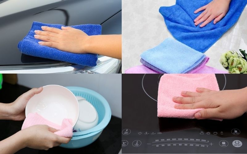 Các công dụng của khăn lau đa năng microfiber