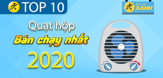 Top 5 quạt hộp bán chạy nhất năm 2020 tại Điện máy XANH
