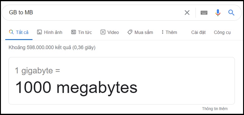 Có thể bạn chưa biết: Đổi sao cho đúng, 1GB bằng 1.024MB hay 1.000MB?