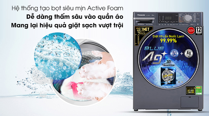 Đánh bay vết bẩn cứng đầu nhờ hệ thống ActiveFoam