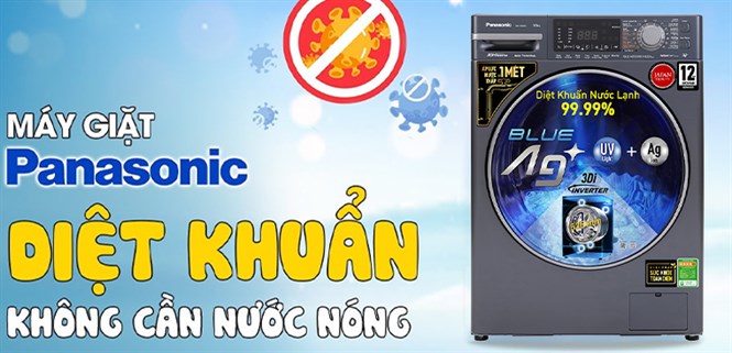 Đánh giá máy giặt Panasonic Inverter 9.5 Kg NA-V95FX2BVT