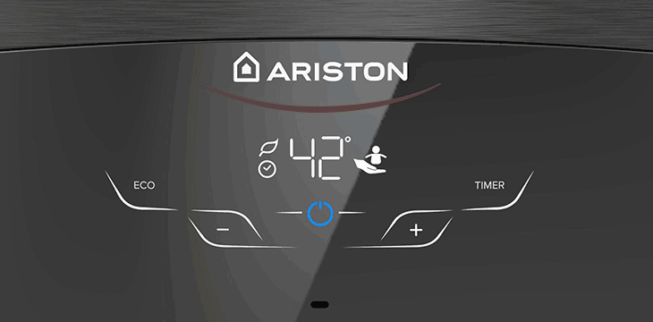 5 lý do vì sao nên mua máy nước nóng của Ariston > Giao diện thân thiện