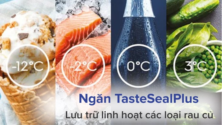 Ngăn TasteSealPlus - tủ lạnh Electrolux