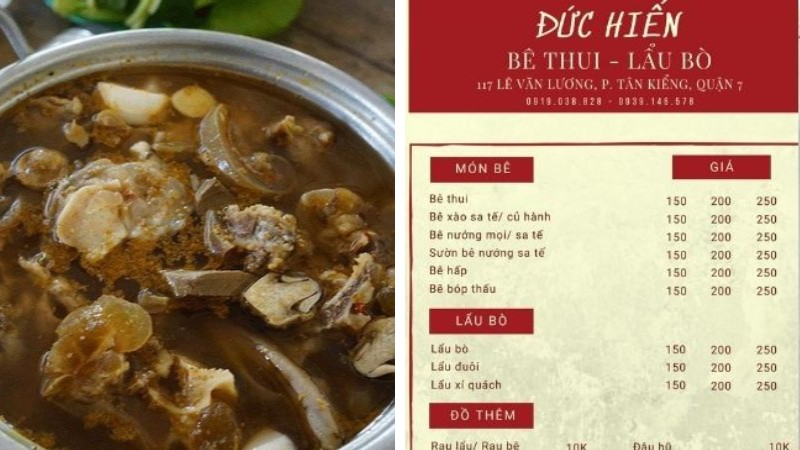 Lẩu bò Đức Hiến