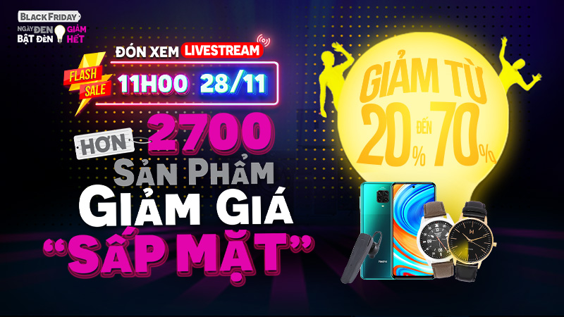 Livestream giảm sốc 28/11 Livestream giảm sốc 28/11