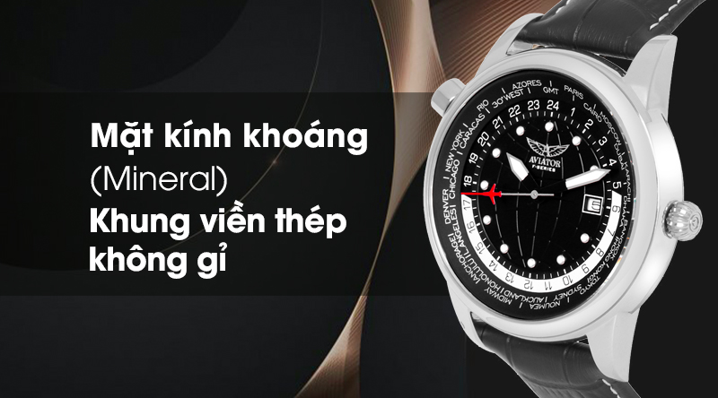 Đồng hồ Nam Aviator AVW8518G354