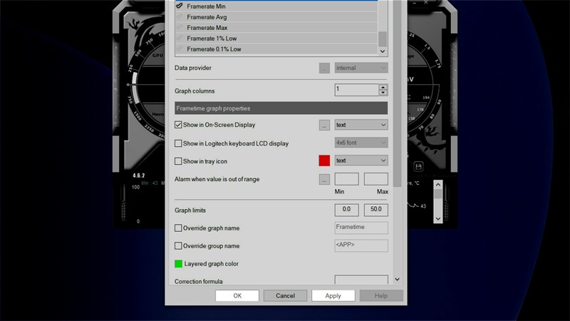 Phần mềm hiển thị thông số và theo dõi phần cứng PC khi chơi game