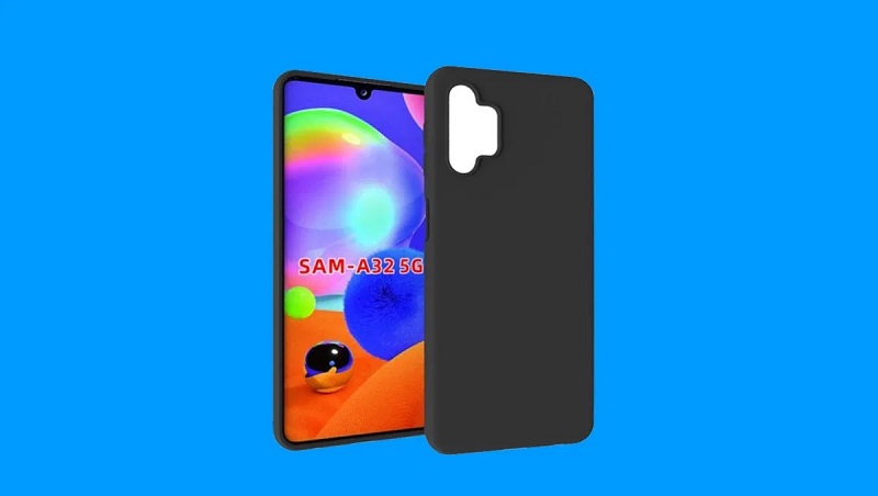 Smartphone 5G giá rẻ Galaxy A32 5G lần đầu lộ diện thông qua bộ ốp lưng: 3 camera sau, cảm biến vân tay tích hợp trong nút nguồn