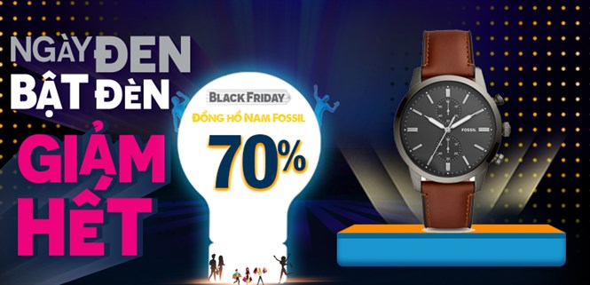 Đồng hồ Nam Fossil giảm 70%, từ 3.9 triệu, giờ chỉ từ 1.1 triệu lần đầu tại Điện máy XANH