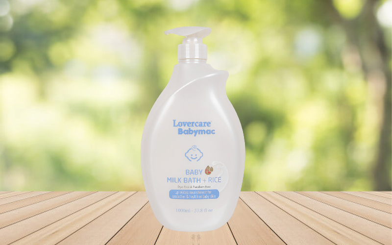 Sữa tắm cho bé Lovercare Babymac Milk Bath with Rice