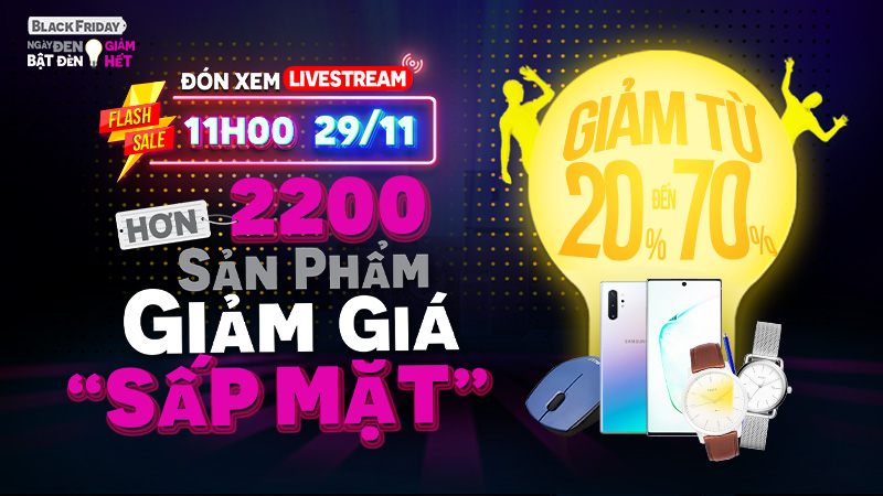 Livestream giảm sốc 29/11 Livestream giảm sốc 29/11