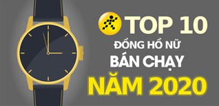 Top 10 đồng hồ nữ bán chạy nhất năm 2020 tại Điện máy XANH
