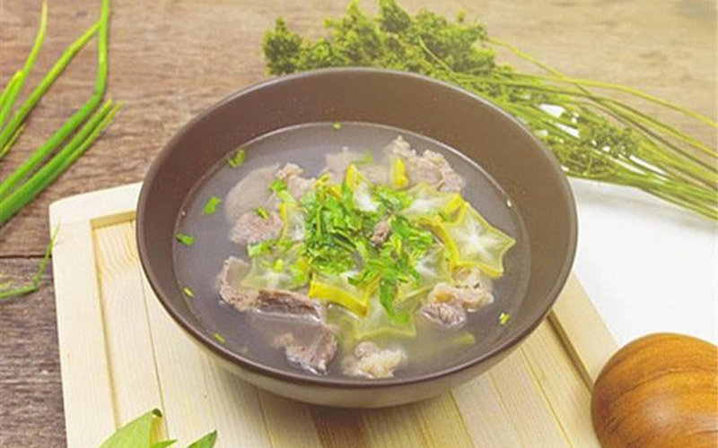 Thịt bò bắp nấu canh khế