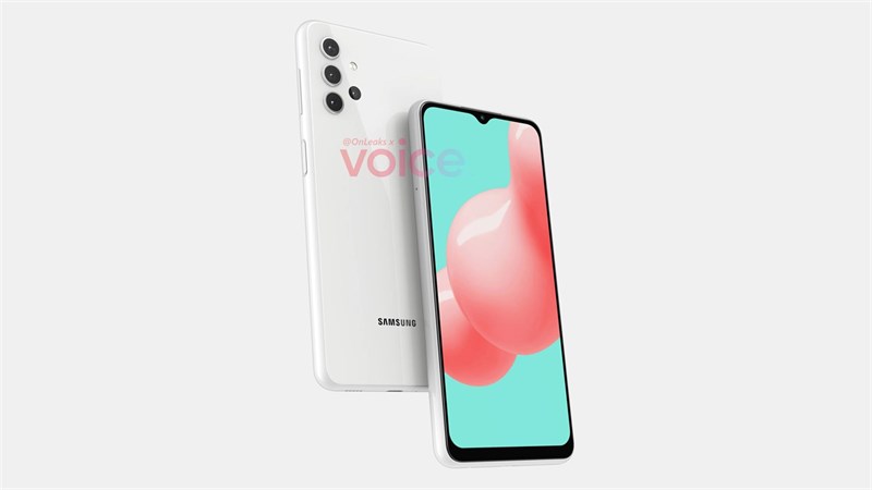 Galaxy A32 5G lộ ảnh render sắc nét với màn hình Infinity-V, cụm camera độc đáo cùng bộ khung kim loại cao cấp