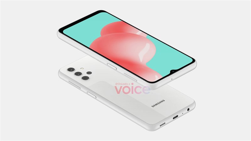 Galaxy A32 5G lộ ảnh render sắc nét với màn hình Infinity-V, cụm camera độc đáo cùng bộ khung kim loại cao cấp