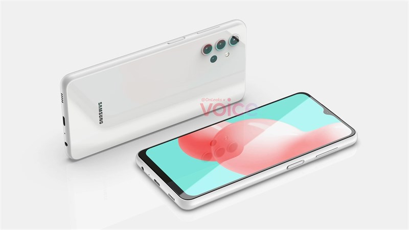 Galaxy A32 5G lộ ảnh render sắc nét với màn hình Infinity-V, cụm camera độc đáo cùng bộ khung kim loại cao cấp