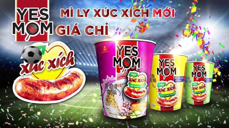 Thương hiệu mì YES MOM