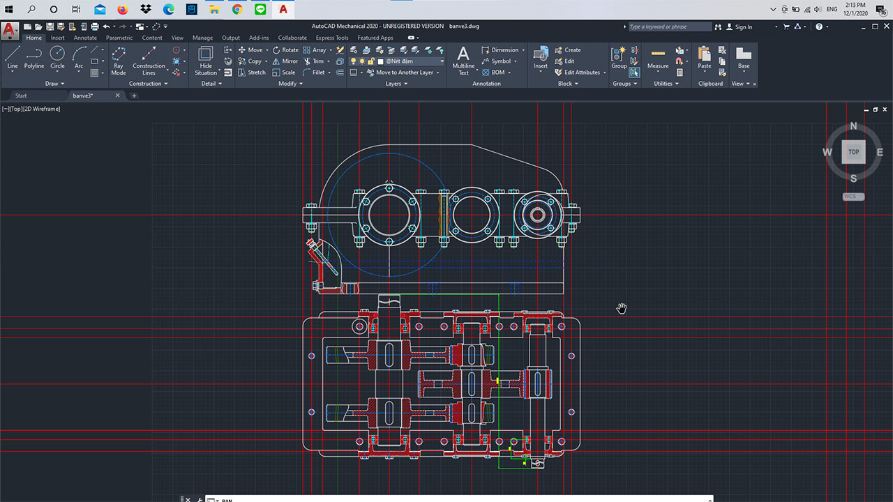 Acer Nitro 5 xử lý tốt AutoCAD 2020