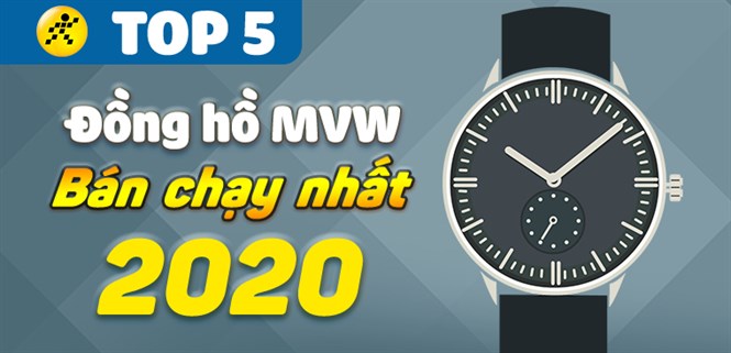 Top 5 đồng hồ MVW bán chạy nhất năm 2020 tại Điện máy XANH