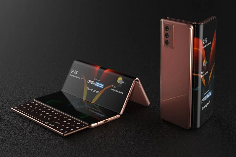 Thiết kế được cho là của Galaxy Z Fold 3