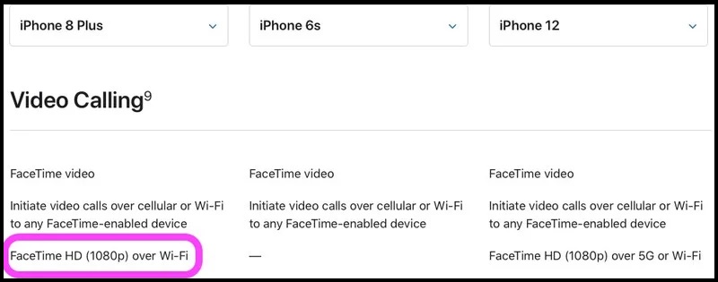 Apple bổ sung tính năng gọi FaceTime độ phân giải 1080p cho iOS 14.2