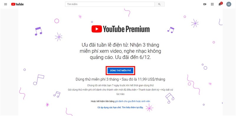 Cach-đang-ky-YouTube-Premium-mien-phi-3-thang