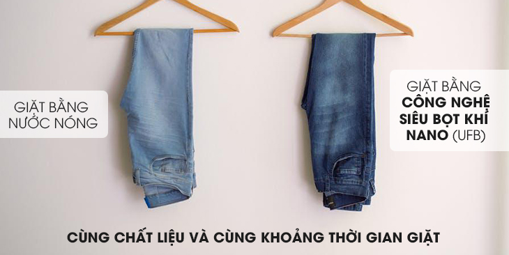 Quần áo không bị phai màu và co rút