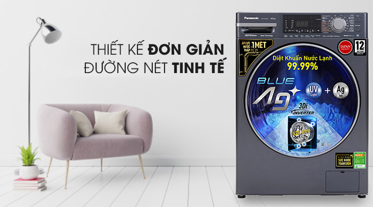 Thiết kế đơn giản Các tiêu chí lựa chọn máy giặt Panasonic cho năm 2021 > Thiết kế đơn giản