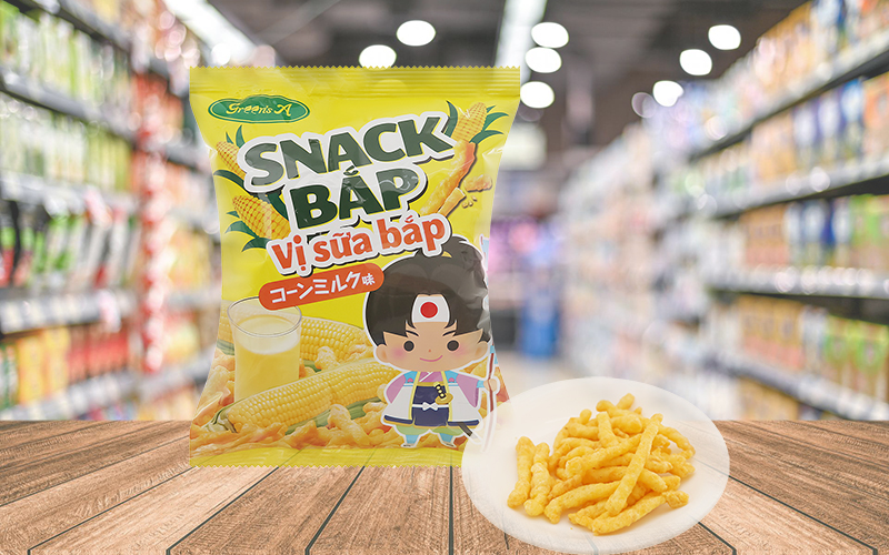 Snack bắp Green's A vị sữa bắp