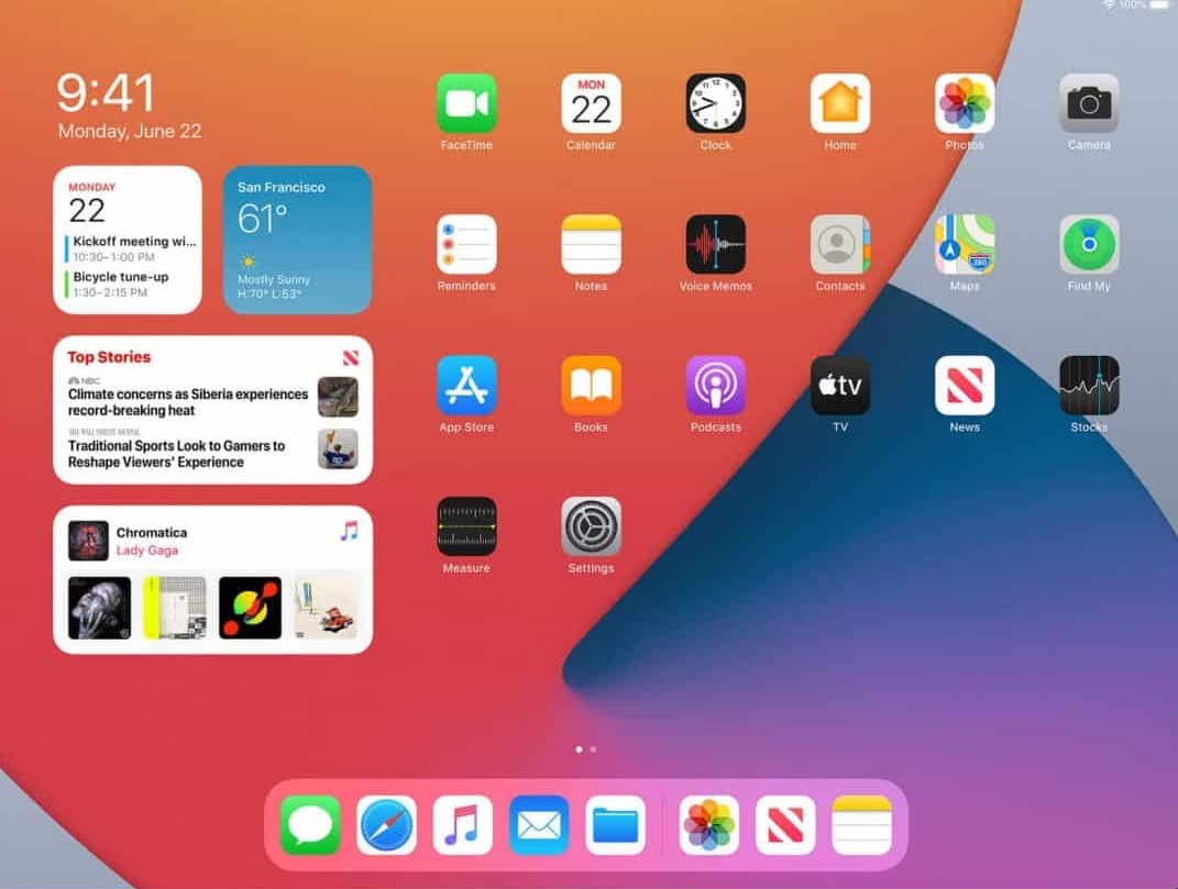 iPadOS 14 đã ra mắt với nhiều tính năng mới vô cùng hữu ích dành cho iPad. Một số tính năng đáng chú ý như tối ưu hóa việc sử dụng bút cảm ứng, cải thiện đa nhiệm và chia sẻ tệp nhanh chóng. Việc nâng cấp lên iPadOS 14 sẽ giúp cho trải nghiệm sử dụng iPad của bạn trở nên tốt hơn hẳn.