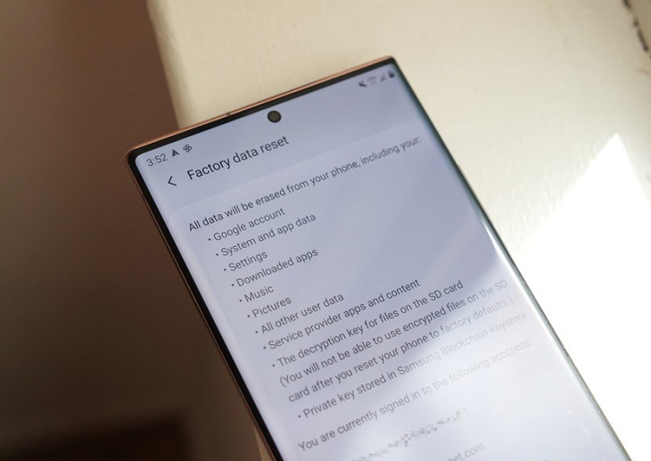 Khôi phục cài đặt gốc