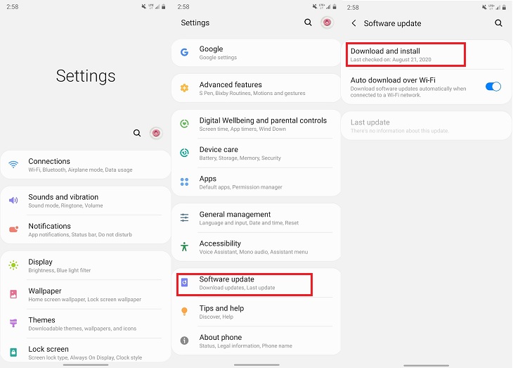 Cập nhật phiên bản phần mềm mới nhất