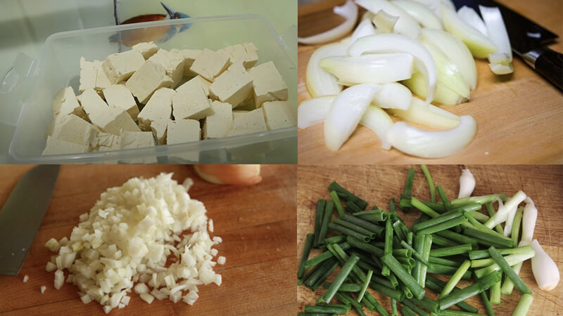 How to make tofu with garlic sauce is simple and delicious