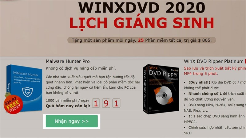 Nhận phầm mềm WinXDVD Free Nhận phầm mềm WinXDVD Free