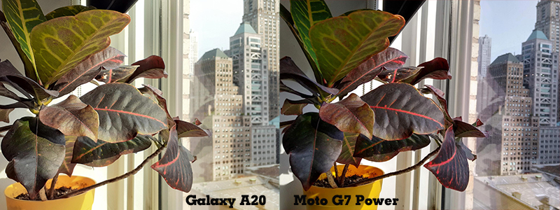 Khả năng cân bằng sáng tự nhiên trên Galaxy A20 cũng khá tốt