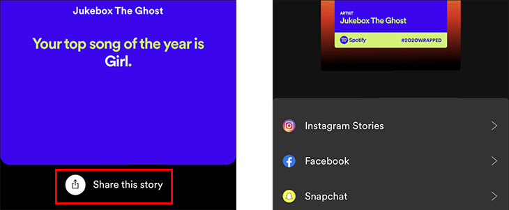 Sau khi chia sẻ, bạn sẽ có thêm tuỳ chọn chia sẻ tiếp tục về Facebook hay Instagram của mình