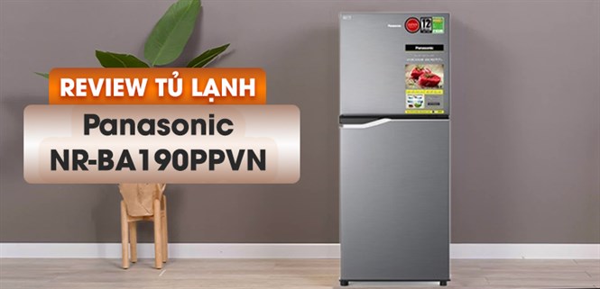 Review tủ lạnh Panasonic Inverter 170 lít NR-BA190PPVN