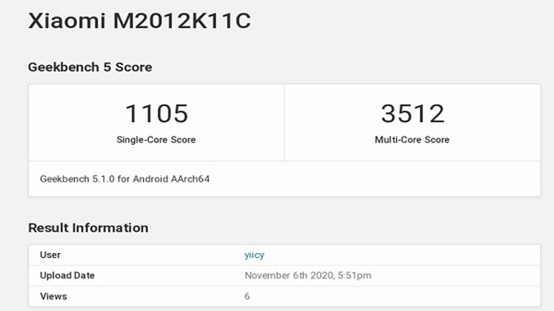 Điểm Geekbench của Snapdragon 888