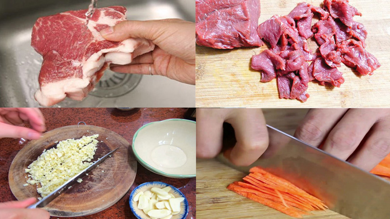 How to make beef stir-fried with enoki mushrooms delicious, attractive, not chewy