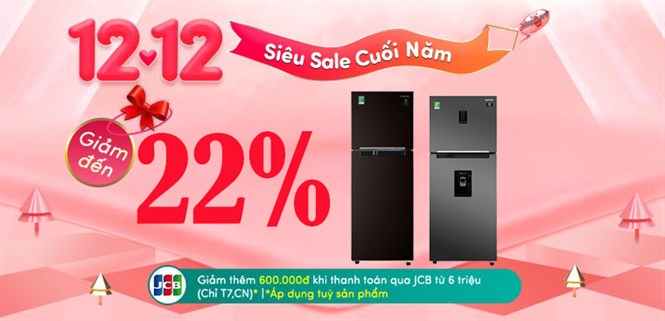 Sale SỐC cuối năm, top 10 tủ lạnh giảm đến 22%, có mẫu giảm 3.5 triệu, đặt mua ngay!