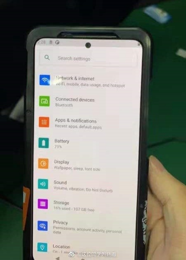 Hình ảnh rò rỉ mặt trước Redmi K40 Hình ảnh rò rỉ mặt trước Redmi K40