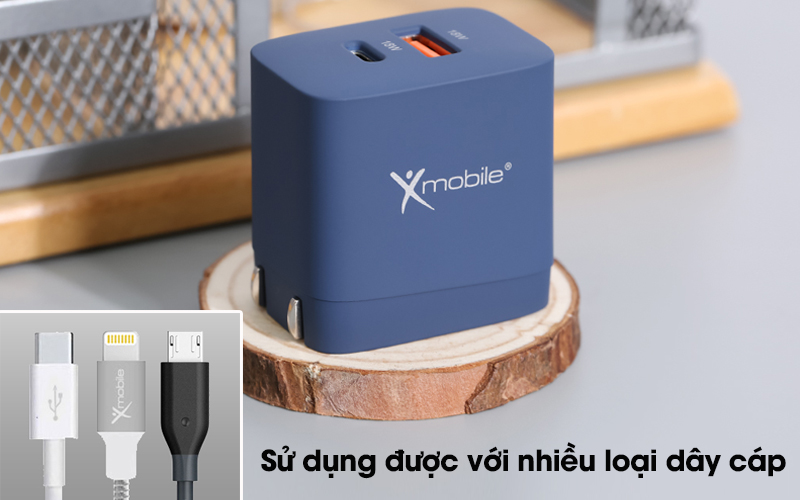 Adapter Xmobile DS714 Xanh Navy